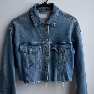 M Boutique Cropped Jean Jacket